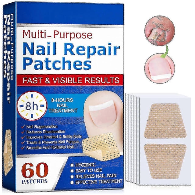 Extra Strong Nail Repair Patches - Waterproof & Breathable Treatment for Nail Fungus, Split Nails