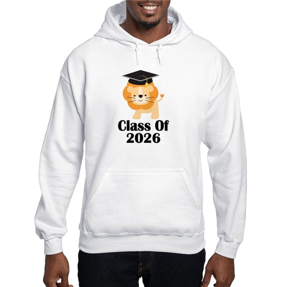 CafePress - Class Of 2026 Graduate (Lion) Hooded Sweatshirt - Pullover Hoodie, Hooded Sweatshirt