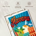 thumbnail image 6 of Elephant Stock Havana Tourism Vintage Poster Wall Art - Vertical Canvas Wall Art - Living Room Wall Decor - Places Canvas - Beige And Orange Decor - 32" x 48", 6 of 8