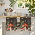 thumbnail image 4 of Spring Mushrooms Kitchen Towels Set of 2, Farmhouse Pastoral Botanical Brown Wood Absorbent Dish Towels for Kitchen, Microfiber Hand Towel, Quick Drying Tea Towel for Cleaning Decorative Dishcloths, 4 of 7
