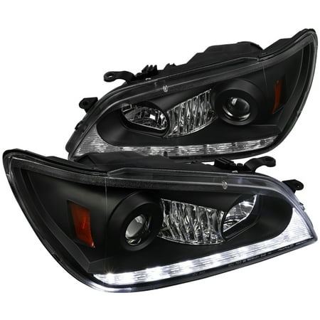 Lexus Is300 Headlight Bulb Spec-D Tuning For 2001-2005 Lexus Is300 Black Projector Headlights W/ Led Signal Strip 2001 2002 2003 2004 2005 (Left+Right) ()