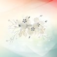 thumbnail image 3 of Pinzas para el cabello con pétalos de acrílico hechos a mano con perlas de cristal, accesorios decorativos de flores blancas para el cabello para mujeres, novias, bodas y fiestas., 3 of 5