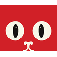 thumbnail image 2 of Oversized Cat Face Youth Red Crew Neck Short Sleeve Tee-XXL, 2 of 4