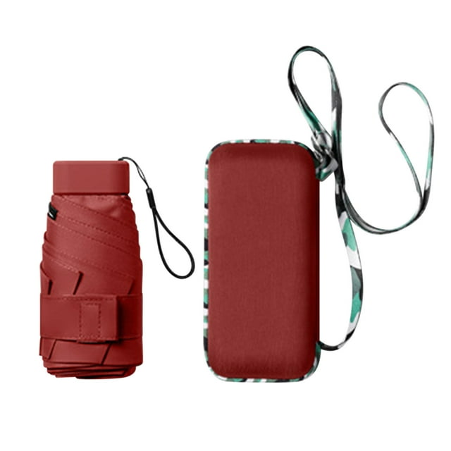 Paraguas de bolsillo para exteriores de verano anti-ultravioleta, protector solar de doble uso soleado y lluvioso, paraguas de bolsillo portátil compacto anti-ultravioleta Wmkox2529yii hfskjfh2522
