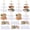 White, variant on Garvee 14-Piece Dessert Stand Set for Party, 3 Tier Cupcake Stands and 2 Tier Cake Stands with 6 Serving Trays, Acrylic Display Stands for Wedding Baby Shower Birthday Tea Party Decor, White