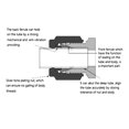 thumbnail image 4 of Unique Bargains Compression Tube Fitting, NPT3/8 Male x Ф1/4 Tube OD with Double Ferrules, 4 of 4