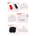 thumbnail image 3 of 100 Plumas Ave Ganso Pavo Decorativa Mide Entre 10cm A 15cm BLANCO, 3 of 5