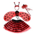 thumbnail image 4 of Disfraz de baile para niños 61 alas de abeja Ángel mariquita cuatro juegos amarillo disfraz de actuación escenario accesorios, 4 of 6