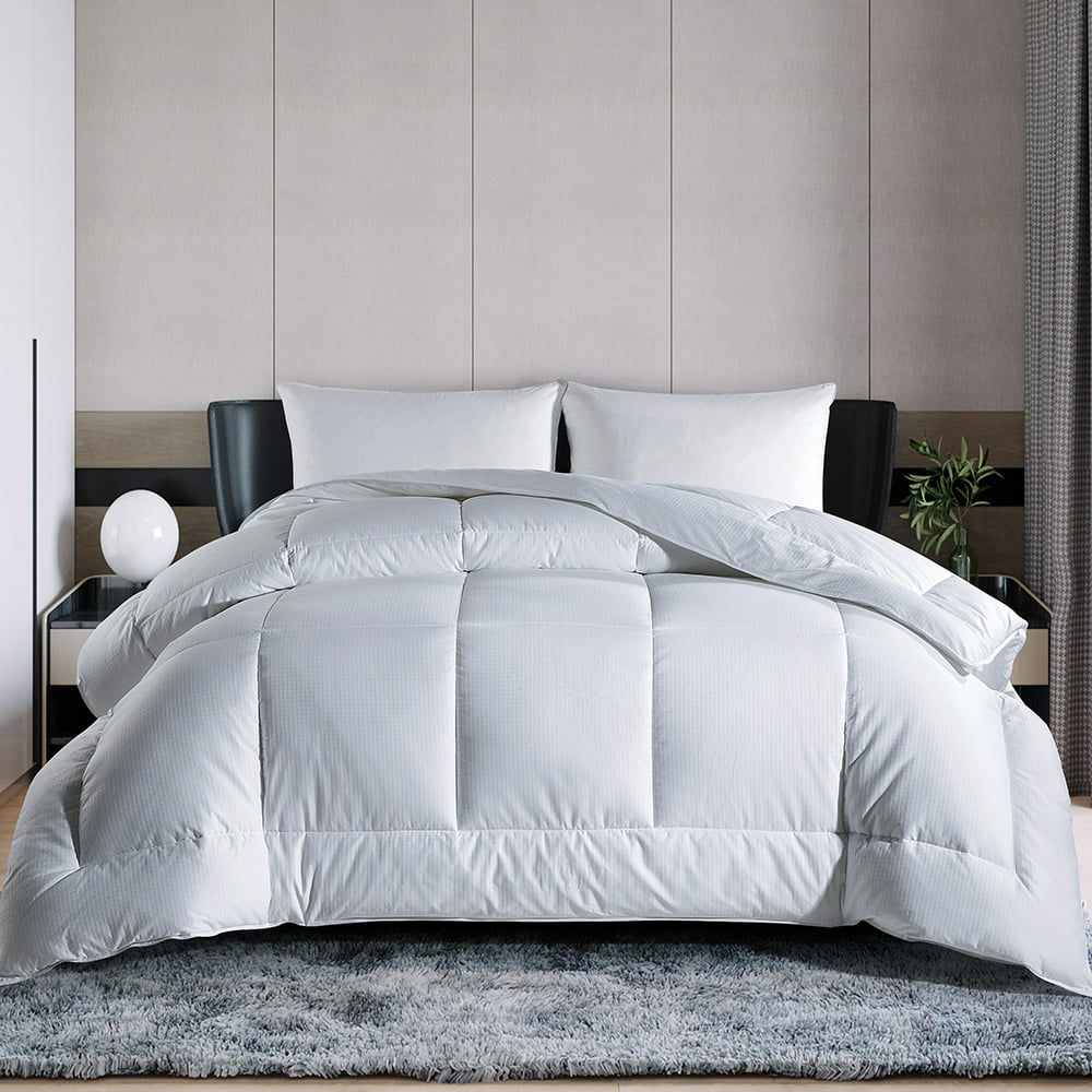 Down Alternative Comforter, Year Round Duvet Insert, 400 TC, White