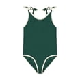 thumbnail image 2 of ‌LYMAYTER Baby Girls Toddler Sleeveless Swimwear Infant Beach Bikini One-Piece Summer‌ one-piece swimsuit, 2 of 8