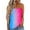 Multicolor4, variant on GigrtiJin Top for Womens Colorful Gradient Strapeless Tank Tops Sleeveless Loose Camisole Trendy Casual Tank Tops