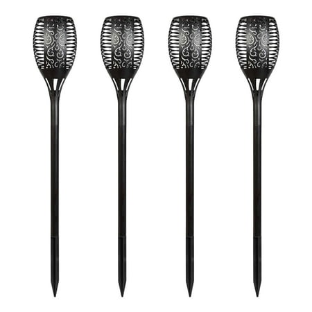 

4pcs 12LED With Stake Energy Saving Solar Garden Light Simulated Flame Birthday