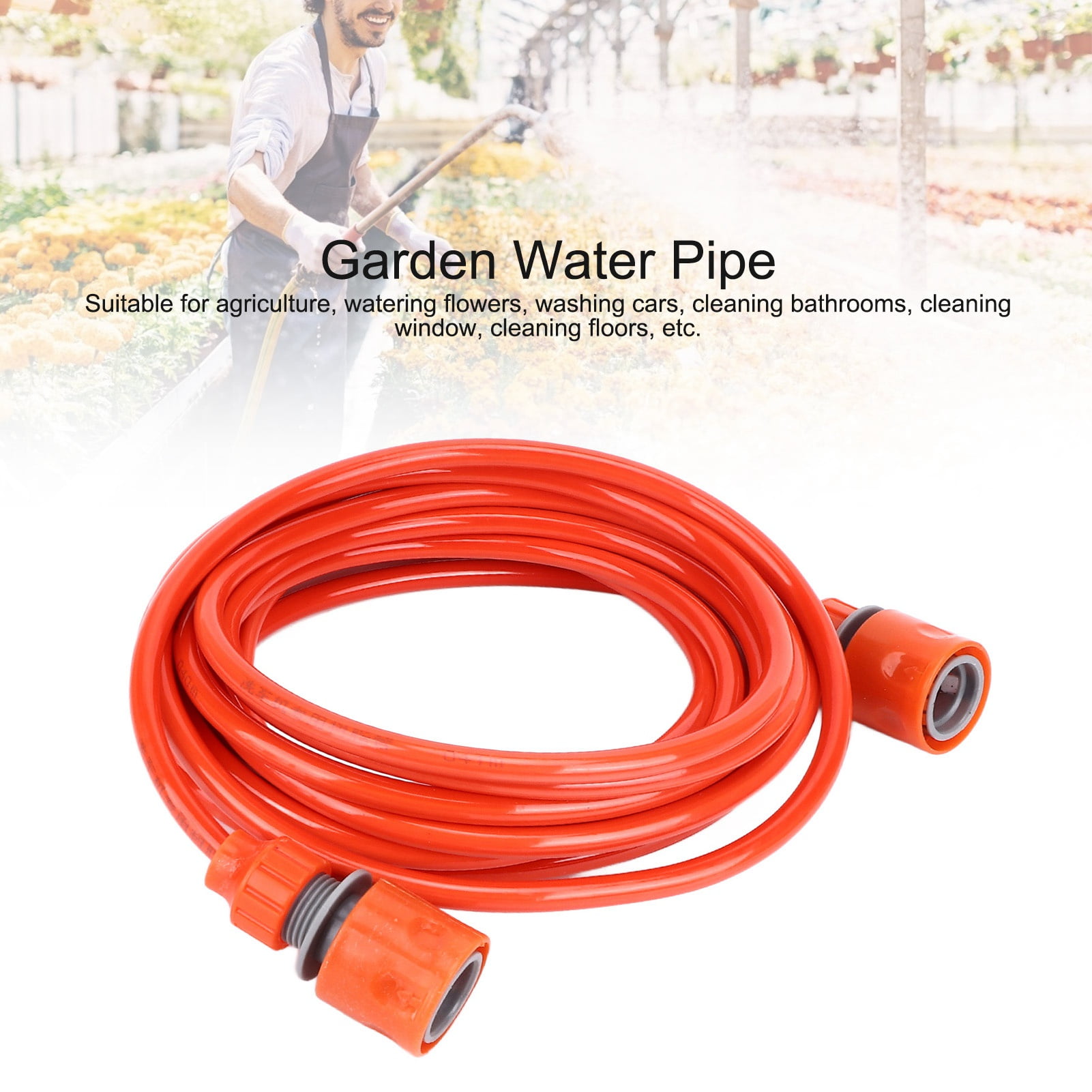 Garden Hose, 6M High Pressure Wear <span style="background-color: rgb255, 0, 0;">phoof Plastic Material Soft Flexible Water Hose  For Agriculture For Watering Flower For Washing