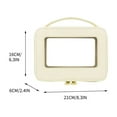 thumbnail image 2 of RKSTN Creative Creative Beauty & Personal Care New Fashion Counter High End Handheld Makeup Case with High Appearance Value Travel Portable Window Opening Transparent Pvc Makeup Bag, 2 of 3