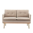 thumbnail image 4 of Powerdelux Loveseat, Beige and Rose Golden, 4 of 8