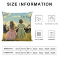 thumbnail image 5 of YINGXI Pillow Cover Custom Picture Image Pillow Case Gift for Sister Two-Sides Cushion Cover for Sofa Couch 12x12in, 5 of 5