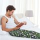 thumbnail image 5 of Fotbe Fun Panda Playing With Bamboo Leaves Pantalones de Pijama para Hombre, Pantalones de Dormir, Pantalones de Casa con Cintura Ajustable y Bolsillos-X-Large, 5 of 6