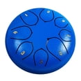 thumbnail image 2 of Fiudx Tambor de Mano de 6 Pulgadas con Sonido Relajante, Tambor de Acero Afinado Profesionalmente, Mazo de Madera Fácil de Tocar, Creación Musical para Meditación, Regalo para Músicos Adultos, Juego, 2 of 3