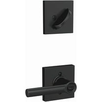 Schlage F59-Brw-Col Broadway Lever Single Cylinder Keyed Entry Interior Pack - Black