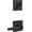 Black, variant on Schlage F59BRW622COL Broadway Lever Single Cylinder Keyed Entry Interior Pack - Black