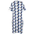 thumbnail image 4 of United Airlines-vestido holgado con bolsillo para mujer elegante vestido de novia para invitados vestidos de cóctel para playa, 4 of 6