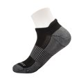 thumbnail image 2 of Low Cut Sport Socks Socks with Ankle Tab, Unisex, Black, 3 Pairs, As Seen on TV, 2 of 4