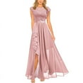 thumbnail image 4 of Factory Direct Sales Independent Station European and American Hot Dress Evening Dress Lace High Waist Dress, 4 of 6