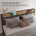 thumbnail image 6 of Full Bed Frame with Headboard and Footboard for Bedroom, Metal Platform Bed with Under Bed Storage,All Sturdy Metal Support, No Box Spring Needed, Retro, 6 of 10