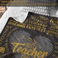 thumbnail image 3 of LHSHID Teacher Blanket Gifts for Teachers Flannel Fleece Throw Blankets for Teacher Gifts Lightweight Soft Throws for Home Bed Sofa Christmas Birthday Back to School Teachers' Day Gift Idea 50"x60", 3 of 7