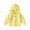 1#Yellow, variant on Kiijoy Toddler Girls Long Sleeve Hoodie Casual Hooded Pullover Sweatshirt, Sizes 3-4