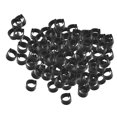 thumbnail image 5 of 100pcs/lot Racing Pigeon Chicken Poultry Clip Leg Ring Bands 8mm Plastic 7-Color Black, 5 of 8