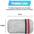thumbnail image 2 of Sunglass Holder for Car Sun Visor Organizer 1 Pack Soft Felt Eyeglasses Organizer Card Pocket for Pen Invoice Universal Clip-on Glasses Holder Storage Pouch for Cars SUV Trucks, 2 of 12