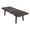 Dark Walnut, variant on Maklaine Mid-Century Wood Platform Bench in Black Finish - 4 Feet