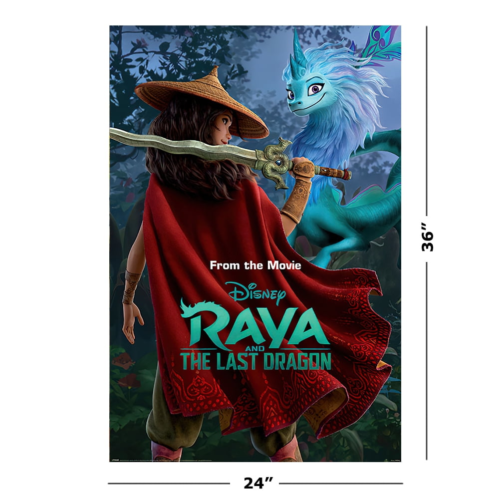 Raya And The Last Dragon Disney Movie Poster Teaser Warrior In The Wild Walmart Com Walmart Com Raya And The Last Dragon Disney Movie Poster Teaser Warrior In The Wild Walmart Com Walmart Com