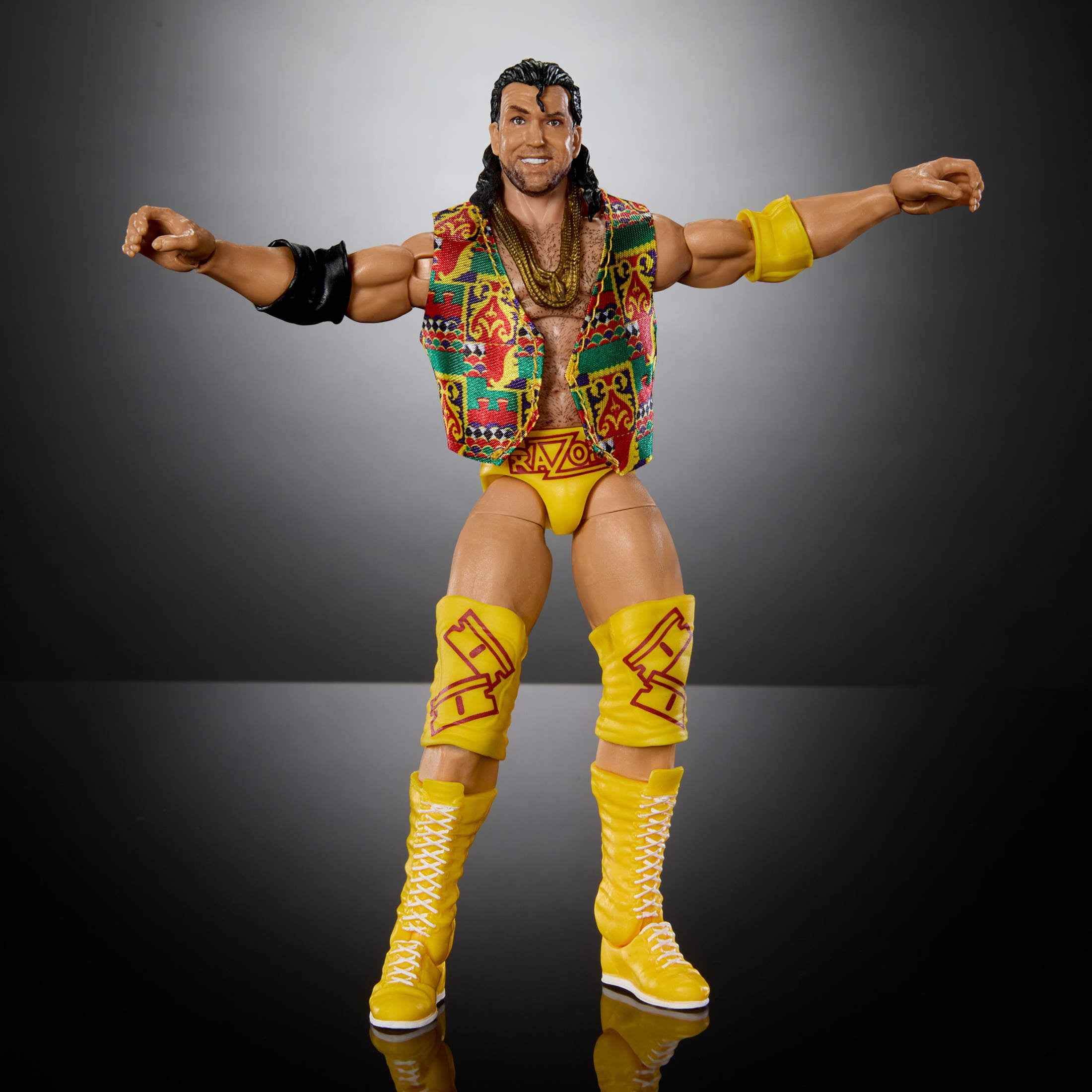 WWE Monday Night War Elite Collection Razor Ramon Action Figure & Accessories, Build-a-Figure Parts