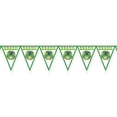 thumbnail image 2 of Pack of 6 Green, Yellow and White "Brasil" Soccer Themed Pennant Banner Party Decorations 7.4', 2 of 2