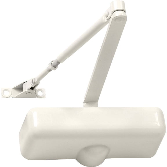 TELL MANUFACTURING INC Size 3 Residential Ivory Door Closer DC100084