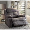 thumbnail image 1 of ACME Ashe Recliner in Gray Polished Microfiber, 1 of 2
