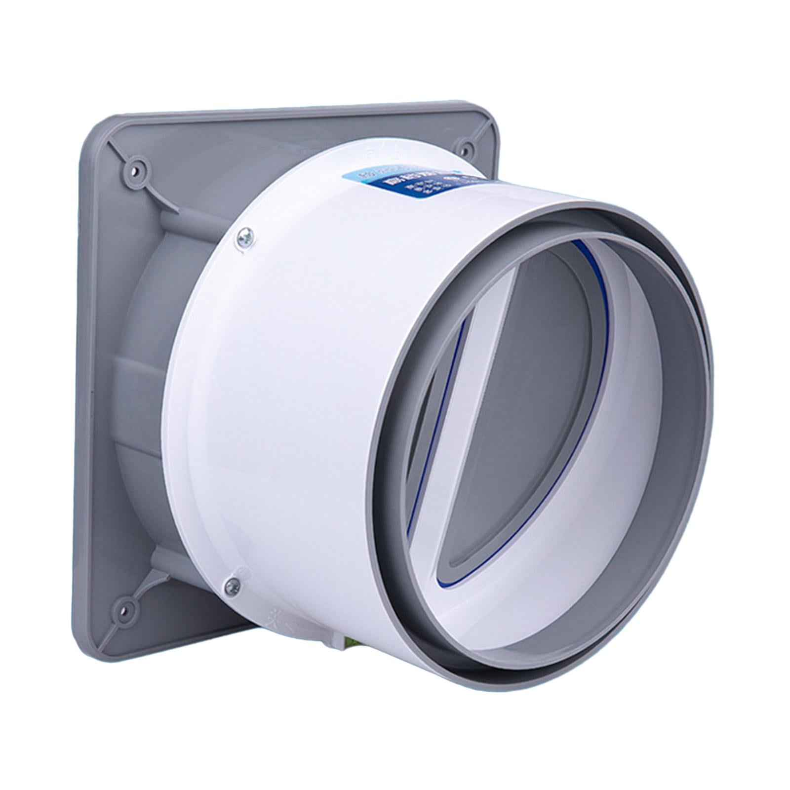 Duct Adaptor, Butterfly Check , Draft Blockers Vent Air Duct Check , Public Flue Check for Ducting Hose Gray M