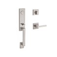 thumbnail image 1 of Baldwin FD.SEAXSQU.L.CSR.150 Full Dummy Seattle Handleset Left Hand Square Lever & Contemporary Square Rose, Satin Nickel, 1 of 1