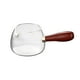 thumbnail image 1 of Tetera de vidrio con mango de madera, ideal como regalo para los amantes del té. Tetera para café expreso. Estilo B, 1 of 9