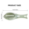 thumbnail image 1 of Rascador de escamas de pescado con orificio para colgar Herramienta de escamas de pescado de extracción rápida (verde) Sywqhk Libre de BPA, 1 of 9