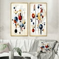 thumbnail image 1 of Designart "Unveiling Secrets Minimalist Geometry I" Modern Geometric Framed Wall Art Set Of 2 - Modern White Gallery Wall Frame Set For Home Decor, 1 of 6