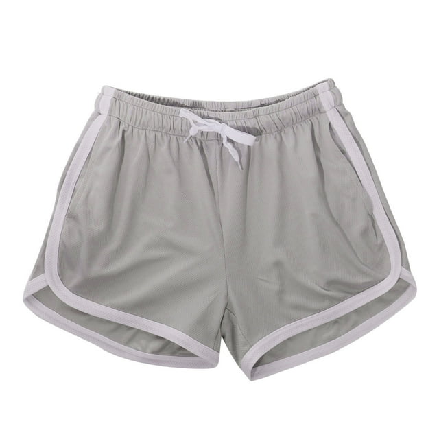 ZAXARRA Men Athletic Outfits Drawstring Elastic-Waist Sports Running Shorts