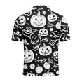 thumbnail image 6 of BRANROY Halloween Novelty Shirts for Men - Short Sleeve Button Down Casual Hawaiian Summer Tops with Funny Graphic Print and Breathable Material for Holiday and Daily Use,White M, 6 of 6