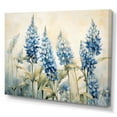 thumbnail image 2 of Designart "Simple Blue Bonnets In Meadow" Blue Bonnets Canvas Wall Art, 2 of 7