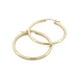thumbnail image 1 of Arracadas Lisas Casa del Anillo EN ORO Italiano SÓLIDO 14k AMARILLO 2.9 cm, 1 of 2