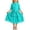 Mint Green, variant on Girls Summer Outfit Lace Short Sleeve Top With Flowy Skirt Two Piece Matching For Toddler And Kids Casual Party Wear Baby Girl Clothes Bundle