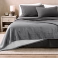 thumbnail image 2 of Manta de Cama de Felpa Sherpa Bare Home Reversible Liviana Tamaño Twin/Twin XL Gris, 2 of 6