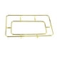 thumbnail image 2 of Placa de frutas Marcos de metal Maneles Grips Resina Molde suministros DIY Decoración Soporte Adorno Accesorios de molde para la sala de estar Marco S rectangular Yuarrent HA010259-01, 2 of 6